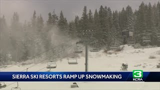 Ski resorts getting ready to start winter season earlier [upl. by Clarey]