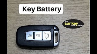 Key Battery Hyundai ix35 HOW TO change [upl. by Almond]