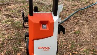 Stihl RE 90 pressure washer [upl. by Aiepoissac]