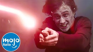 Top 10 BATTAGLIE nei FILM di HARRY POTTER [upl. by Nauqel]