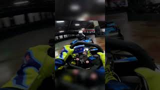 GoPro Flies off in BIG CRASH racing gokart crash shorts [upl. by Atinor]