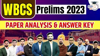 WBCS 2023 Prelims Question Paper Analysis with Solution amp Answer Key  WBCS Answer Key 2023 [upl. by Zach]