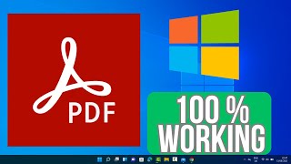 How To Install Adobe Acrobat Reader on Windows 11  Windows 10 [upl. by Ikila]