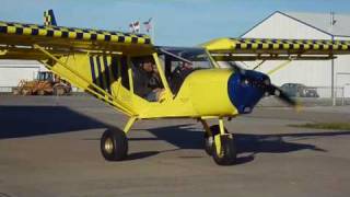 Flying the STOL CH 750 powered by the Jabiru 3300 with the Whirl Wind propeller [upl. by Annairam559]