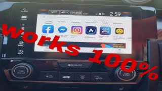 Installing Apps Honda Infotainment  different method [upl. by Yrellam486]