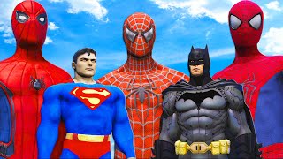 BATMAN and SUPERMAN vs SPIDERVERSE SpiderMan 2002 Amazing SpiderMan SpiderMan MCU [upl. by Enimaj897]