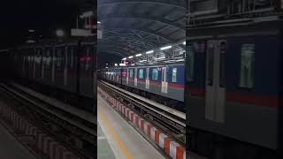 🇮🇳 Orange Line Metro Kolkata train rapidtransit metrorail [upl. by Rod]