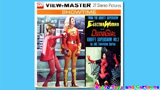 Electra Woman and Dyna Girl  ViewMaster 1977  Retro Toys and Cartoons [upl. by Uzzial]