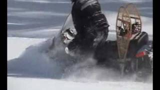 Skandic SUV Skidoo in 4 feet of powder Skandic [upl. by Florina273]