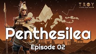 Skirmish Mode Skirmishers  Total War Troy Legendary Penthesilea Lets Play E02 [upl. by Maillij]