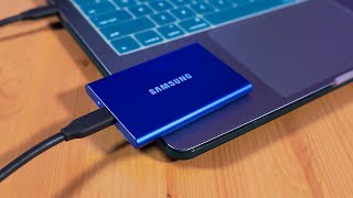 Best Portable SSD for Editing Samsung T7 External Solid State Drive Review [upl. by Leiuqese]