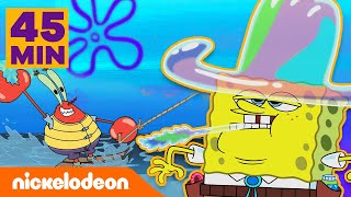 SpongeBob  45 minut najdziwniejszych wakacji SpongeBoba  Nickelodeon Polska [upl. by Waldner]