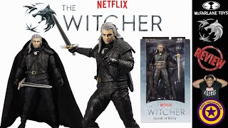 McFarlane Toys Netflix the Witcher Action Figure Unboxing amp Review [upl. by Dj676]