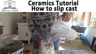 Ceramics tutorial How to slip cast [upl. by Eiramana439]