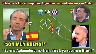 quotES LA MEJOR del MUNDOquot PERIODISTAS ESPAÑOLES se RINDEN ante ARGENTINA VS CHILE 30 HOY [upl. by Judy]