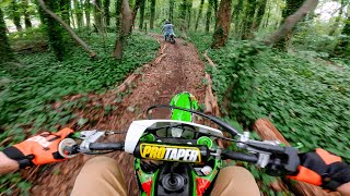 We Found Secret Trails KX85 vs KLX110 [upl. by Weissberg874]