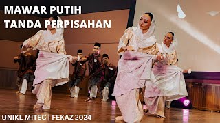 FEKAZ 2024 UNIKL MITEC  Mawar Putih Tanda PerpisahanZapin Seri Bunian  ANUGERAH BUSANA TERBAIK [upl. by Shaer74]