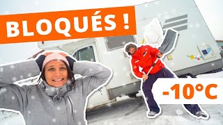 On teste notre CAMPINGCAR en hiver et ça finit mal  🥶 [upl. by Naujed]