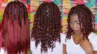 How to Part Jumbo Box Braids Update [upl. by Carbone71]