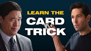 AntMan amp Jimmy Woo Card Trick Taught by a REAL MAGICIAN [upl. by Mervin]