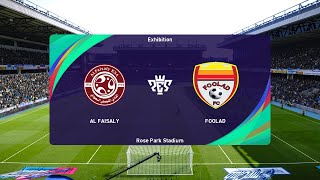 AlFaisaly vs Foolad Khuzestan 20022023 AFC Champions League PES 2021 [upl. by Obeded159]