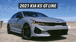 2021 Kia K5 GT Line Review  The new OPTIMA [upl. by Bloem]