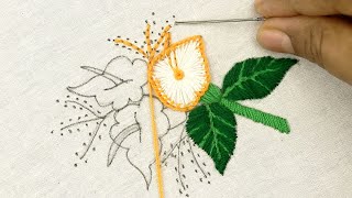 awesome white embroidery designs  very beautiful hand embroidery flowers with white color [upl. by Bara]