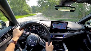 2020 Audi A4 45 Premium Sedan  POV Driving Impressions [upl. by Birkett]