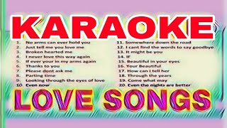 Karaoke Love Songs English Version [upl. by Ailee]