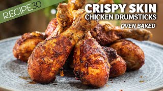 Extra Crispy Baked Chicken Drumsticks [upl. by Chan]