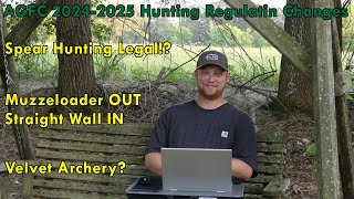 AGFC 2024 Hunting Regulation Changes  Spear Hunting  Strait Walled Cartridge  Velvet Archery [upl. by Nahtanaj579]