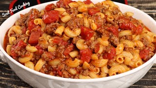 Goulash Recipe  How to Make American Goulash [upl. by Kcirddor]