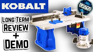 Kobalt Router Table REVIEW amp DEMO  Great Value 💰👍 [upl. by Chamkis]