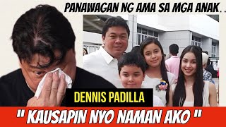 EXCLUSIVE DENNIS PADILLA MAY PANAWAGAN KINA JULIA CLAUDIA AT LEON BARRETTO [upl. by Helli]