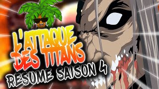 RÉSUMÉ LATTAQUE DES TITANS SAISON 4  PARTIE 1 ET 2 [upl. by Frayne]