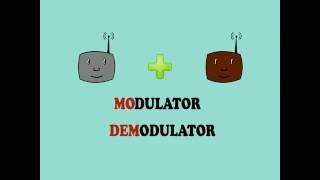 How a MODEM works  Animation [upl. by Selie]