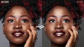 How to SKIN RETOUCH in LESS than 10 MINUTES using the FREQUENCY SEPARATION  Photoshop Tutorial [upl. by Rehctaht]