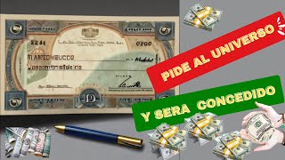 Cómo hacer el CHEQUE DE LA ABUNDANCIA 2024 Paso a paso fechas por MES [upl. by Lorrac]