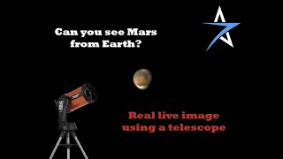 Mars captured through telescope Celestron NexStar 8SE November 9th 2024  Burlington ON [upl. by Blaseio]