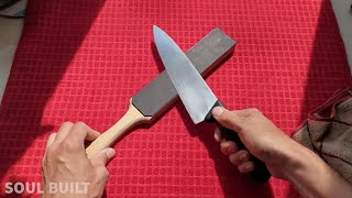 How To Strop a Chef Knife [upl. by Ellett719]