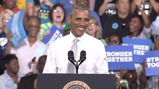 FULL SPEECH Obama Campaigns for Hillary Clinton in Florida 10282016 [upl. by Liebowitz]