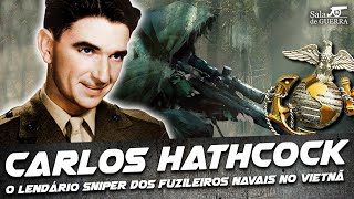 Carlos Hathcock o lendário sniper dos Fuzileiros Navais na Guerra do Vietnã  DOC 93 [upl. by Leak]