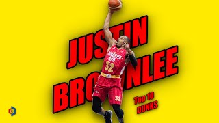 Justin Brownlee  TOP 10 PBA DUNKS [upl. by Arikehs]