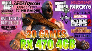 RX 470 4GB Testing 20 Games in 2022 [upl. by Middendorf]