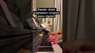 Popular chord progression original piano improv ii V I vi [upl. by Gazo]