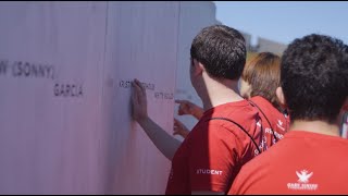 Students Visit the Flight 93 Memorial In Shanksville Pennsylvania [upl. by Amalburga]