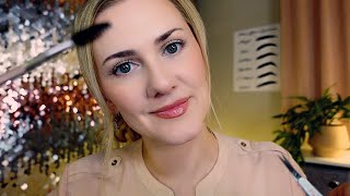 Detailed Brow Shaping amp Tinting 🖊 ASMR Closeup Whisper [upl. by Morse867]