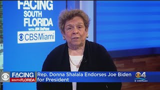 Rep Donna Shalala Endorses Joe Biden For President [upl. by Phox]