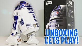 UNBOXING amp LETS PLAY  R2D2 Star Wars Robot Droid by Sphero FULL REVIEW [upl. by Ritchie]