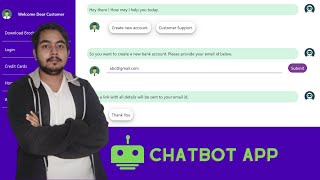 ChatBot Application Development Tutorial In Javascript [upl. by Alraep601]